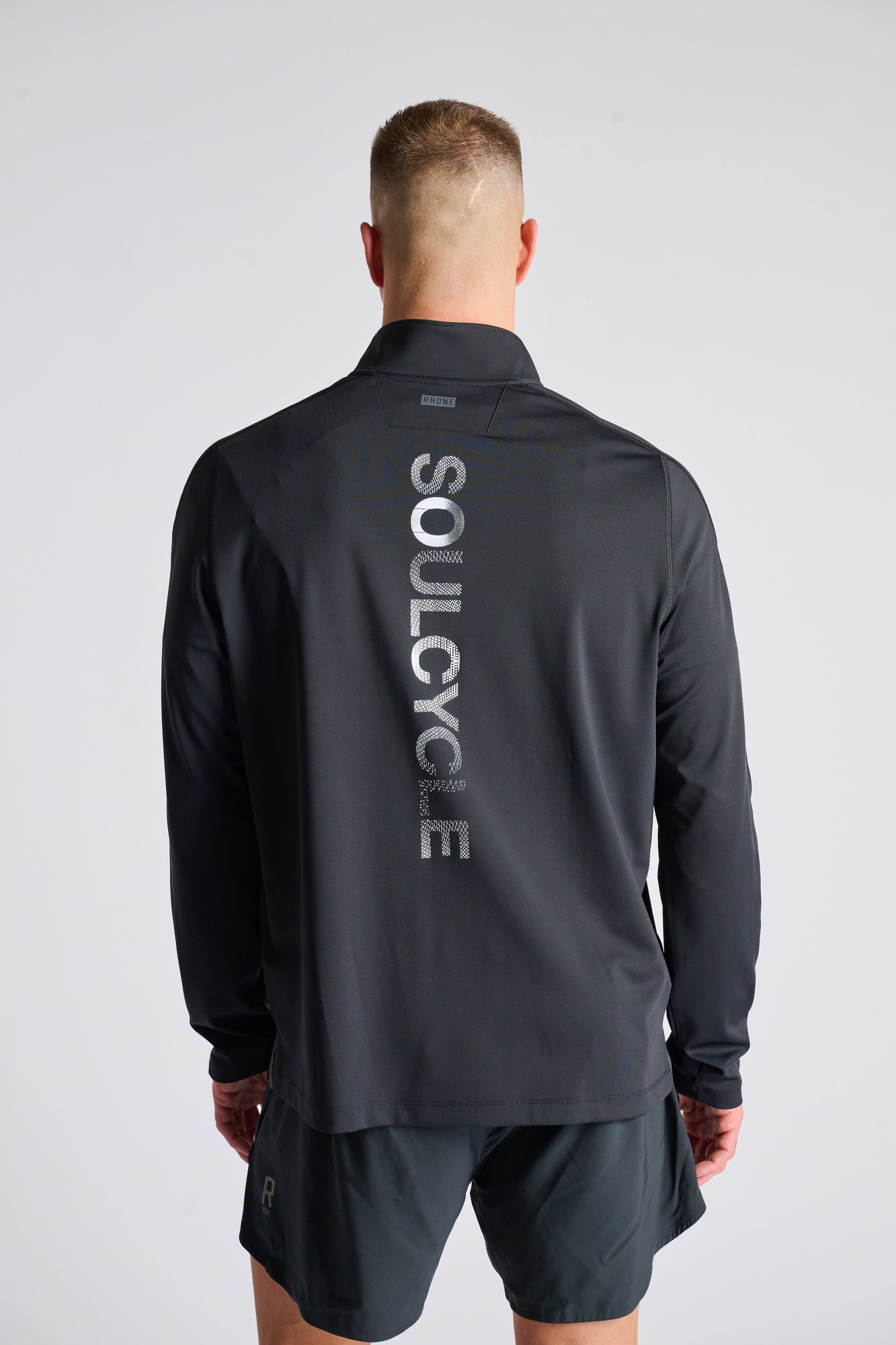 Men | Rhone | Rise 1/4 Zip | Black