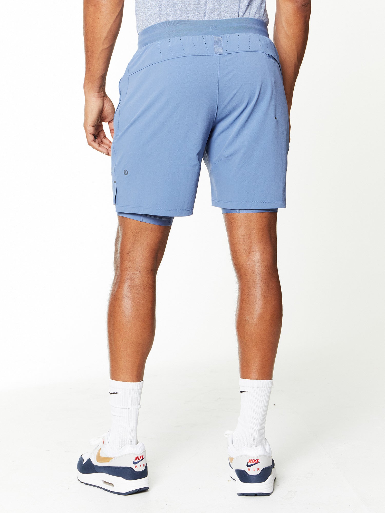 Lululemon | 7" License To Train Lined Short | Blue