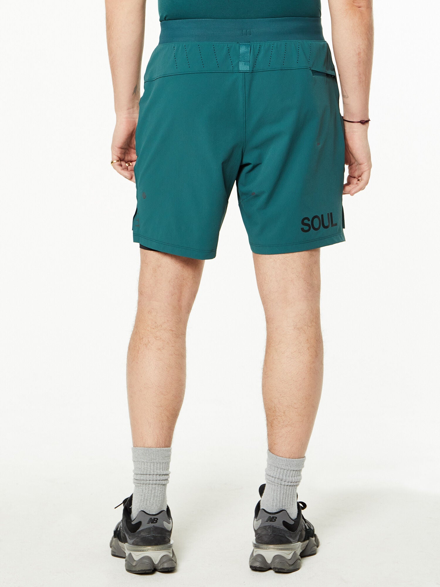 Lululemon | 7" License to Train Lined Short | Green Jasper