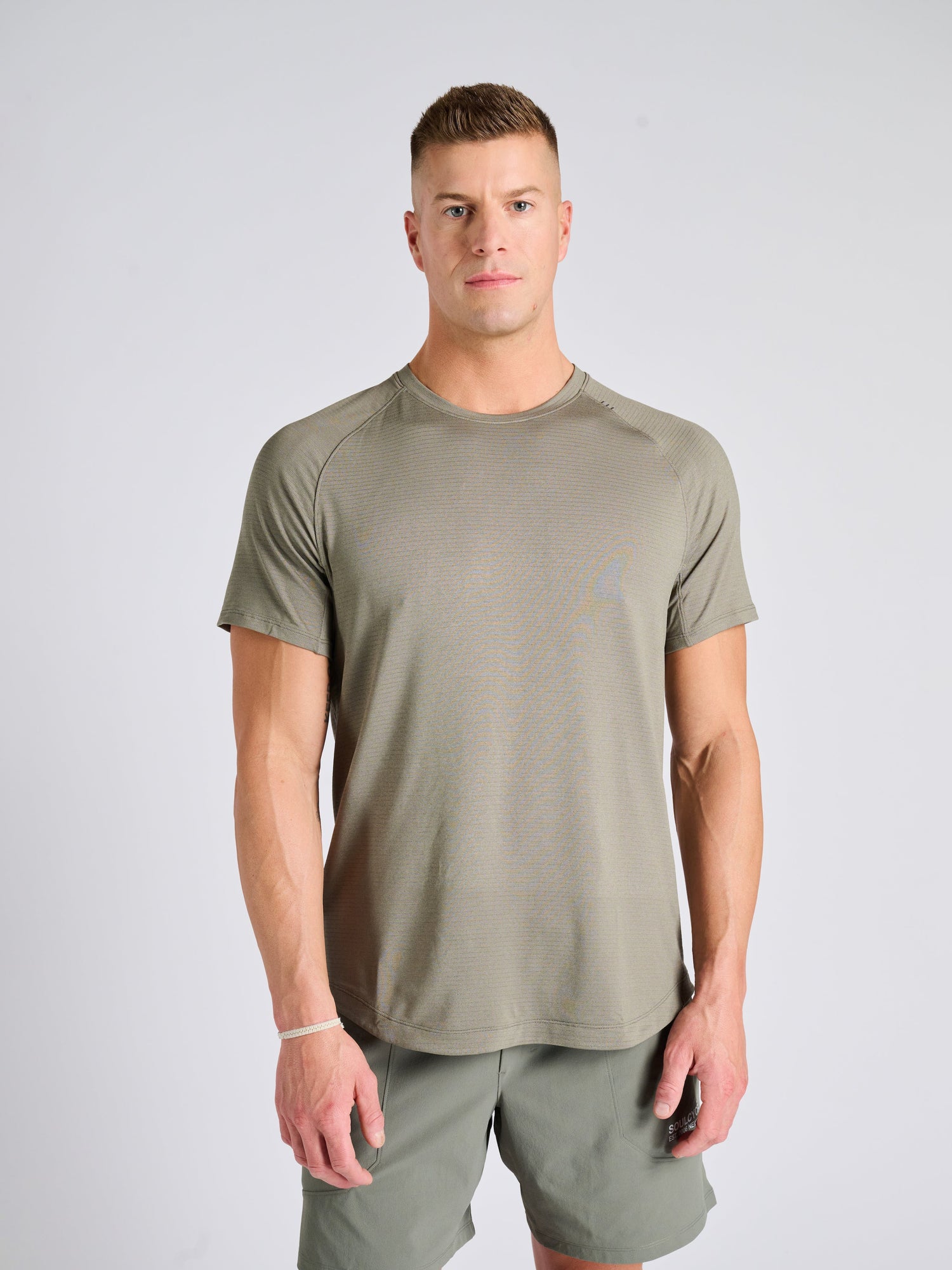 Men | Lululemon | License To Train Short Sleeve | Grey Sage