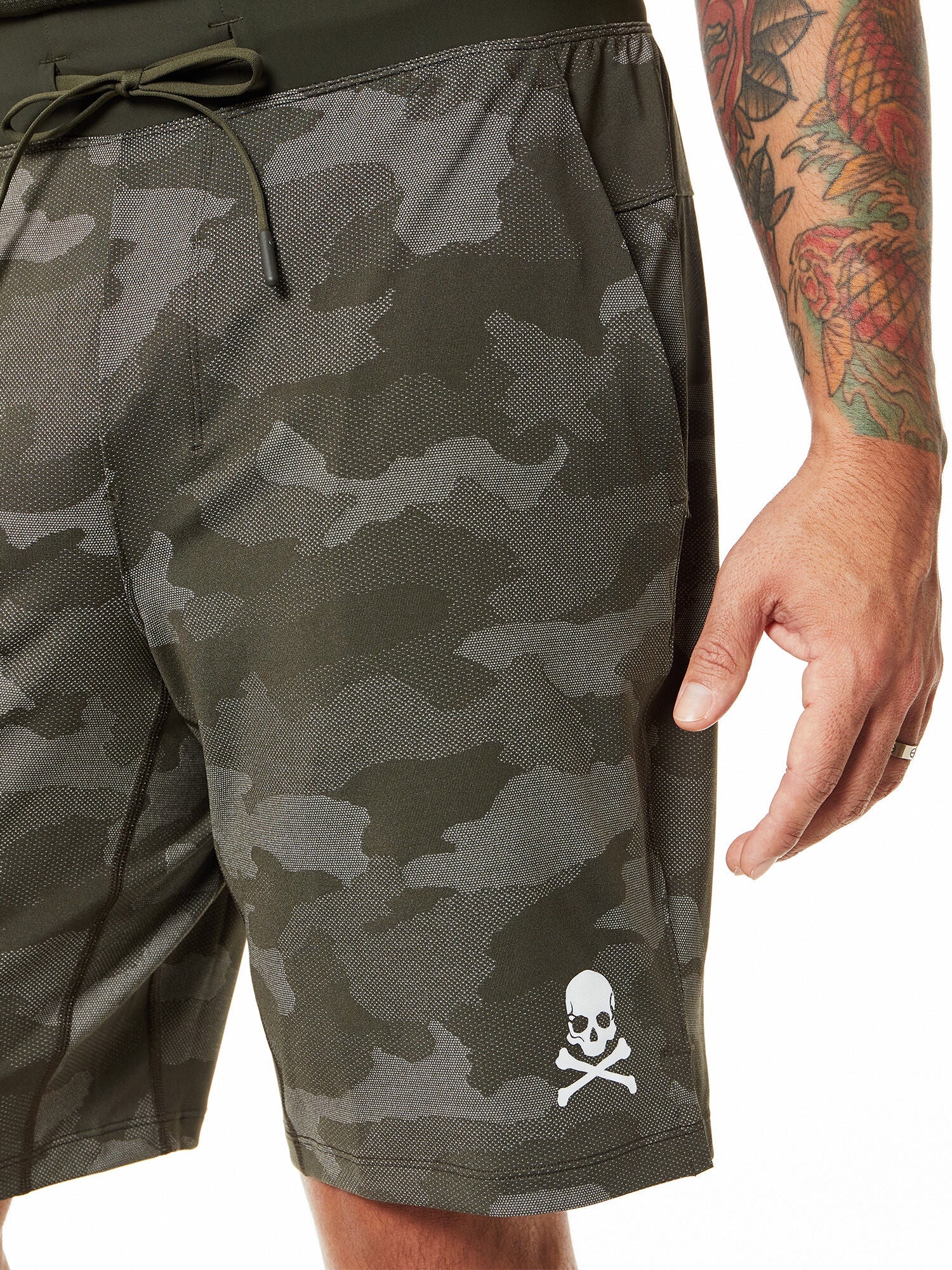 Lululemon | 9" T.H.E. Lined Short 'SOULCYCLE' | Variegated Mesh Camo Max Dark