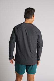 Men | Rhone | Reign Long Sleeve | Black Heather