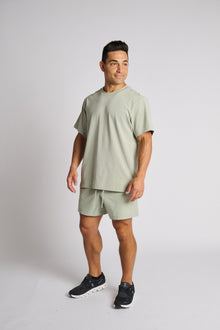 Men | Lululemon | Zeroed In Short Sleeve | Fog Green