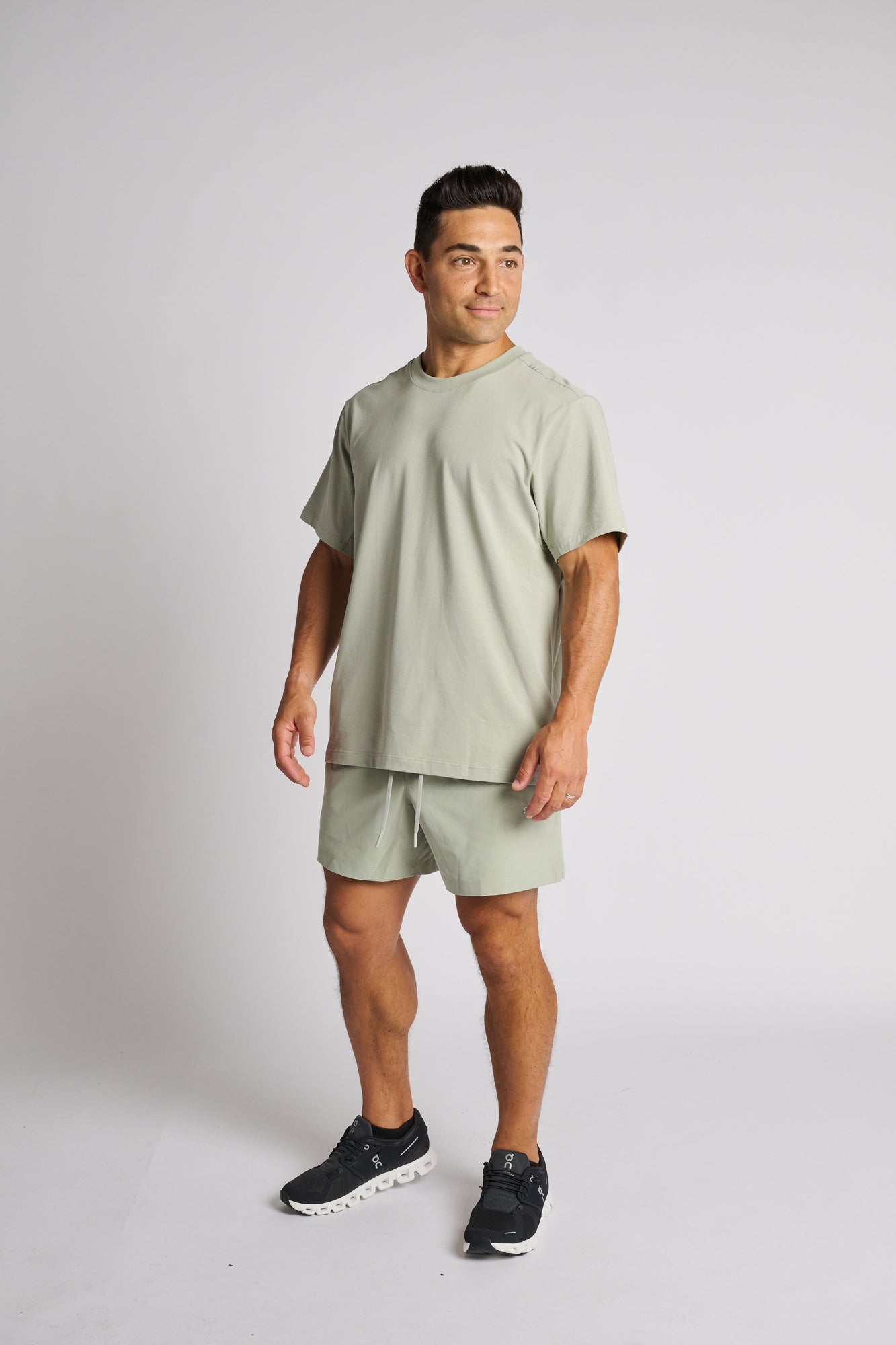 Men | Lululemon | Zeroed In Short Sleeve | Fog Green