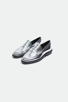 Womens | Harper Metallic Loafer | Silver