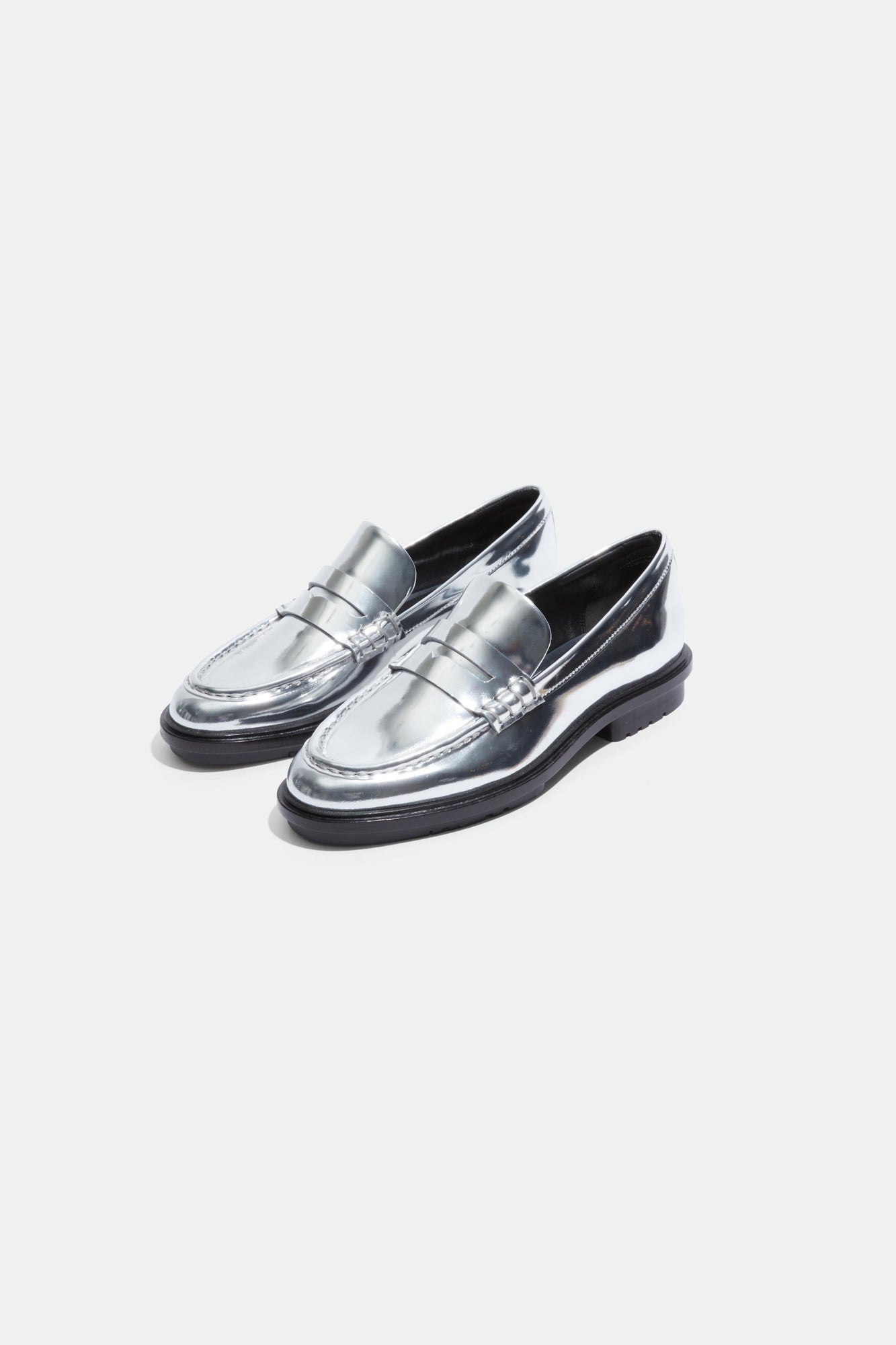 Womens | Harper Metallic Loafer | Silver