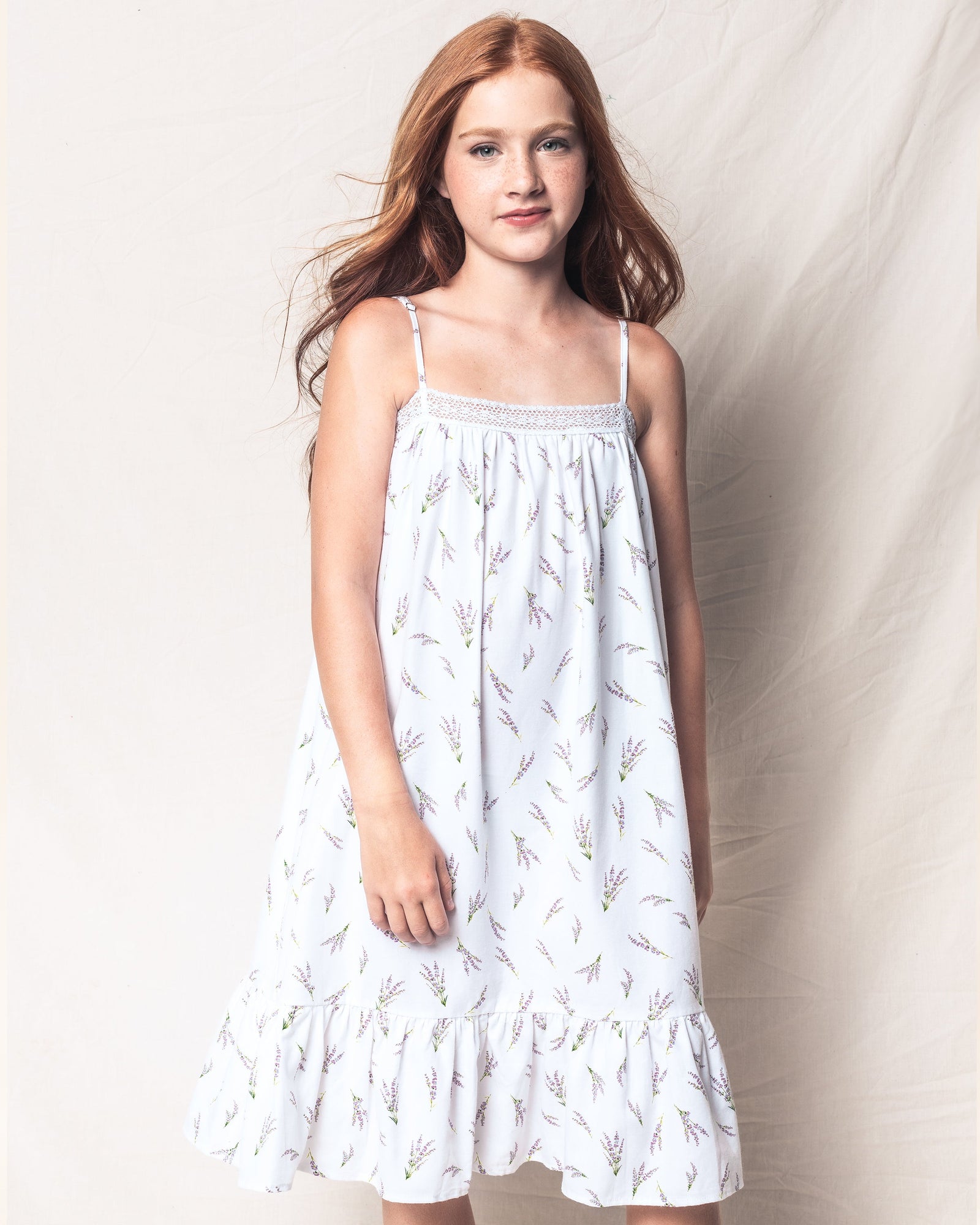 Girl's Twill Lily Nightgown | Fields of Provence