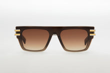 Mens | Soldat Sunglass | Crystal Brown - Black Palladium | Dark Brown Gradient