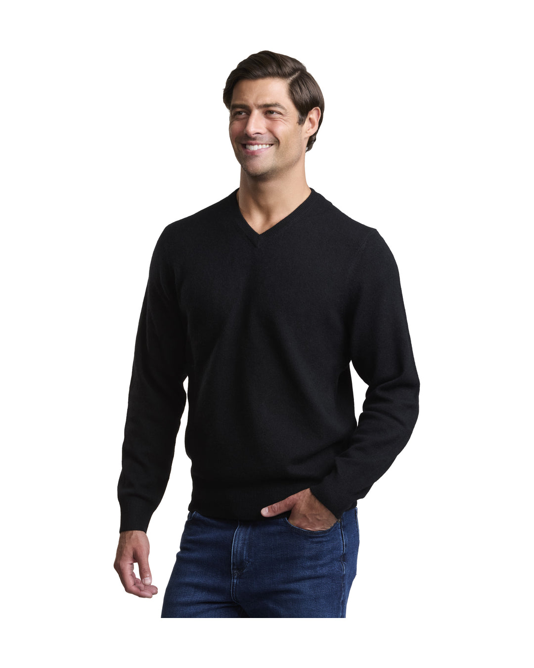 NOMAD | Men | Men's Cashmere Sweater | Black