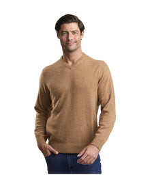 NOMAD | Men | Men's Cashmere Sweater | Camel