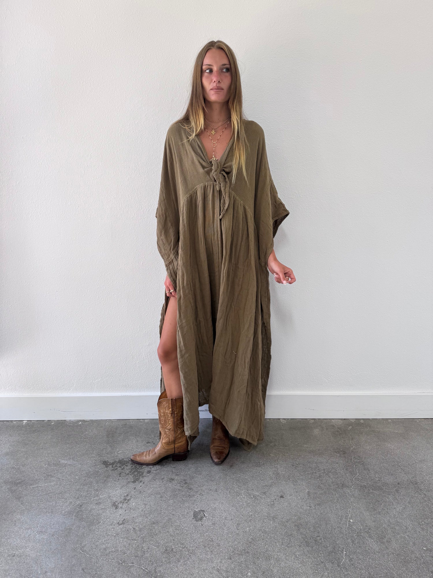 Sorrento Kaftan | Olive