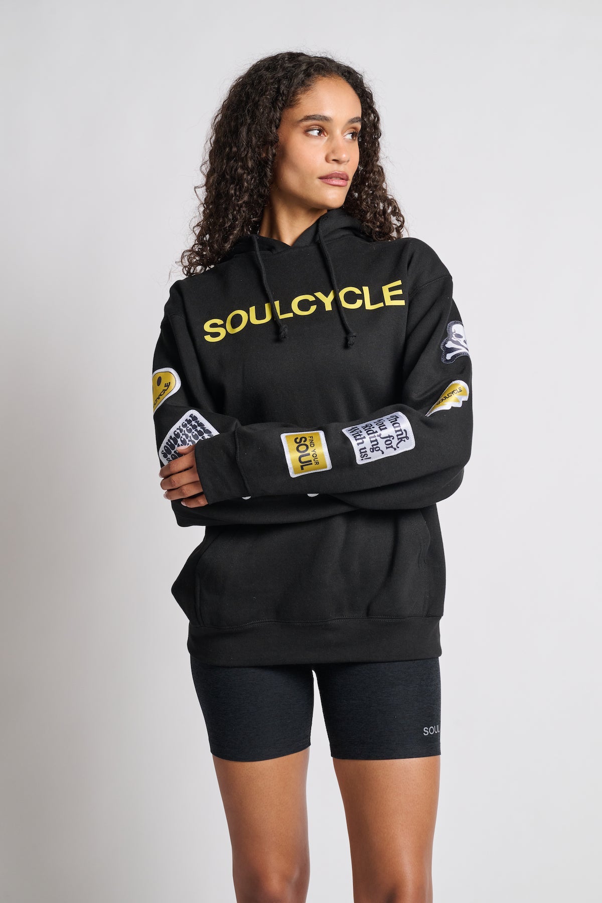 Women | BROdenim | SoulCycle Hoodie | Black