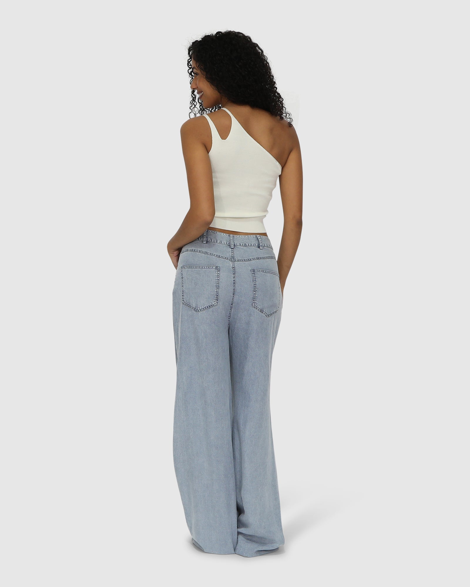 Women | Set On You Wide Leg Pants | Stonewash