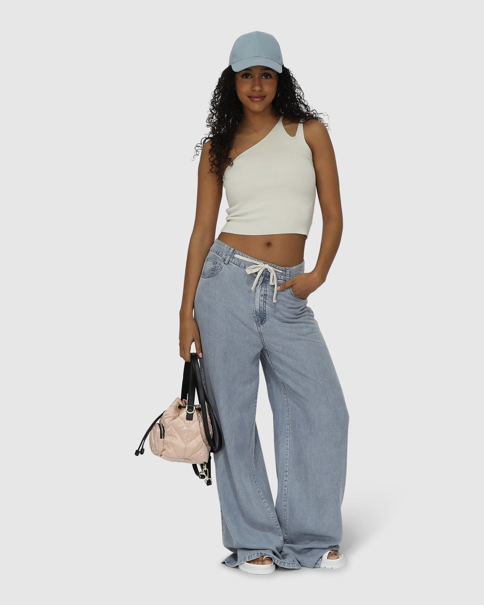 Women | Set On You Wide Leg Pants | Stonewash