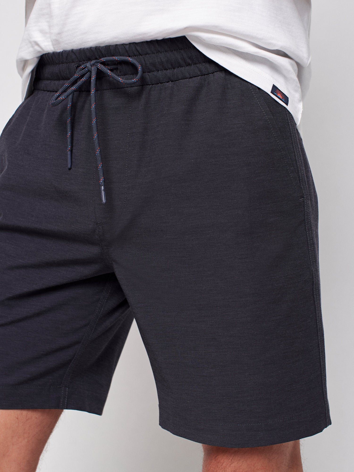 Mens | Drawstring All Day Shorts (8in Inseam) | Charcoal