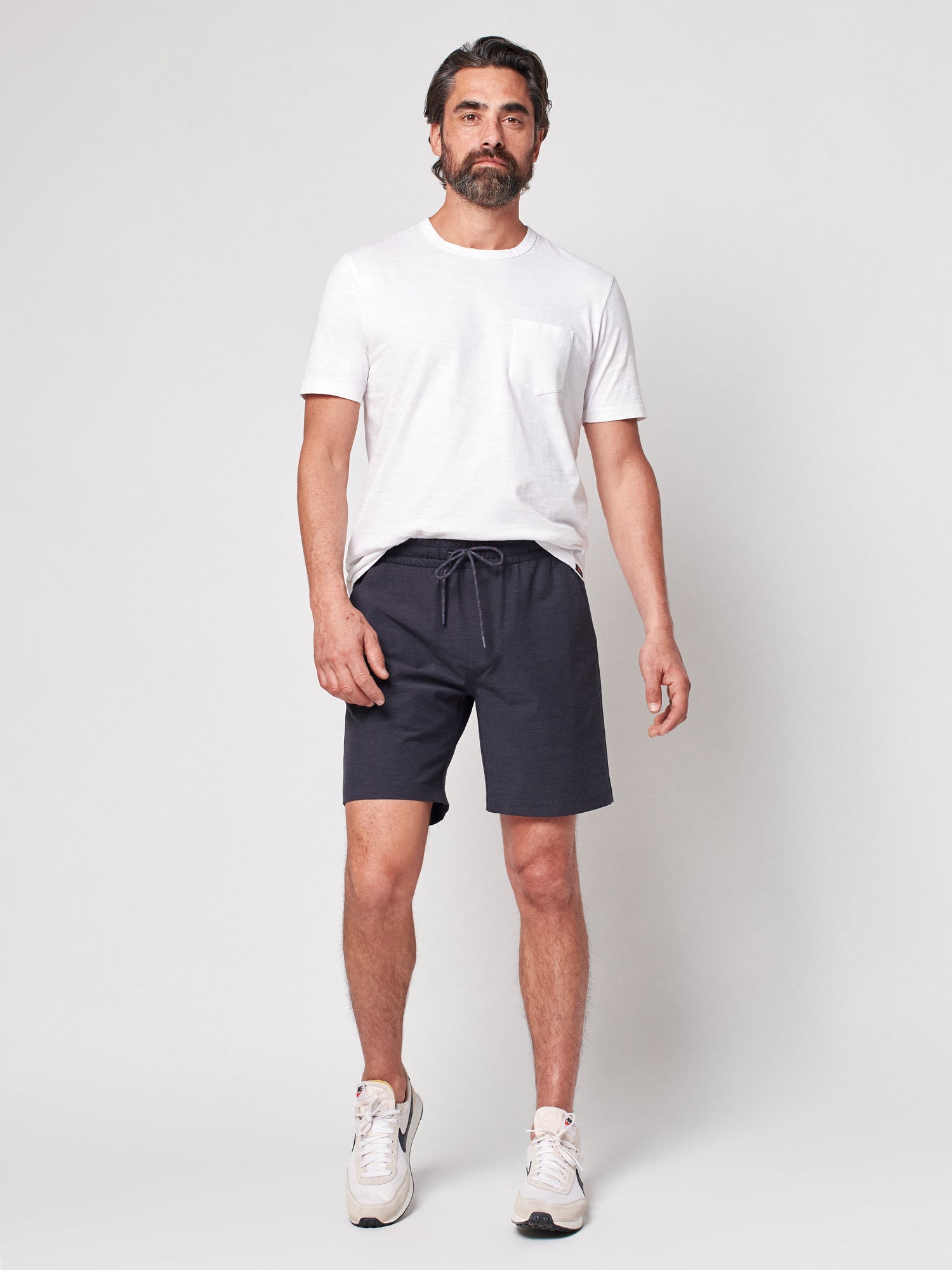 Mens | Drawstring All Day Shorts (8in Inseam) | Charcoal