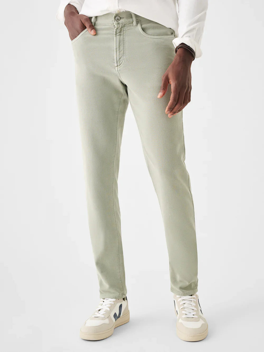 Mens | Stretch Terry 5 Pocket (32in Inseam) | Faded Olive