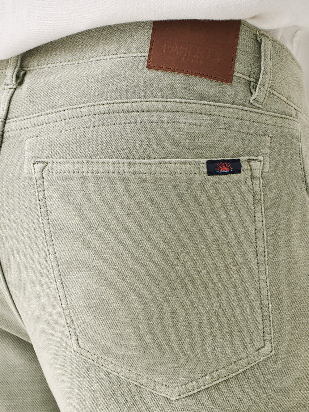 Mens | Stretch Terry 5 Pocket (32in Inseam) | Faded Olive