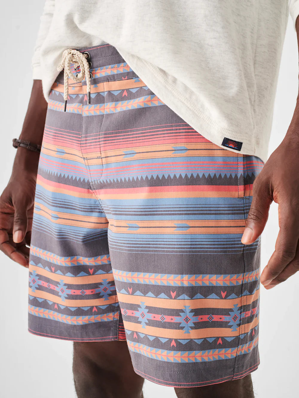 Mens | Doug Good Feather Classic Boardshort (7in) | Fire Sky