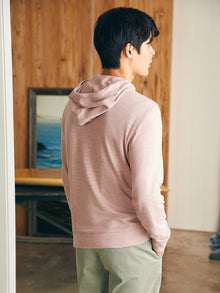 Sunwashed Slub Hoodie by Faherty in Spring Quartz