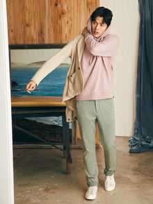 Sunwashed Slub Hoodie by Faherty in Spring Quartz