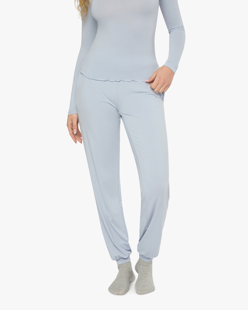 Low Rise Joggers | Powder Blue