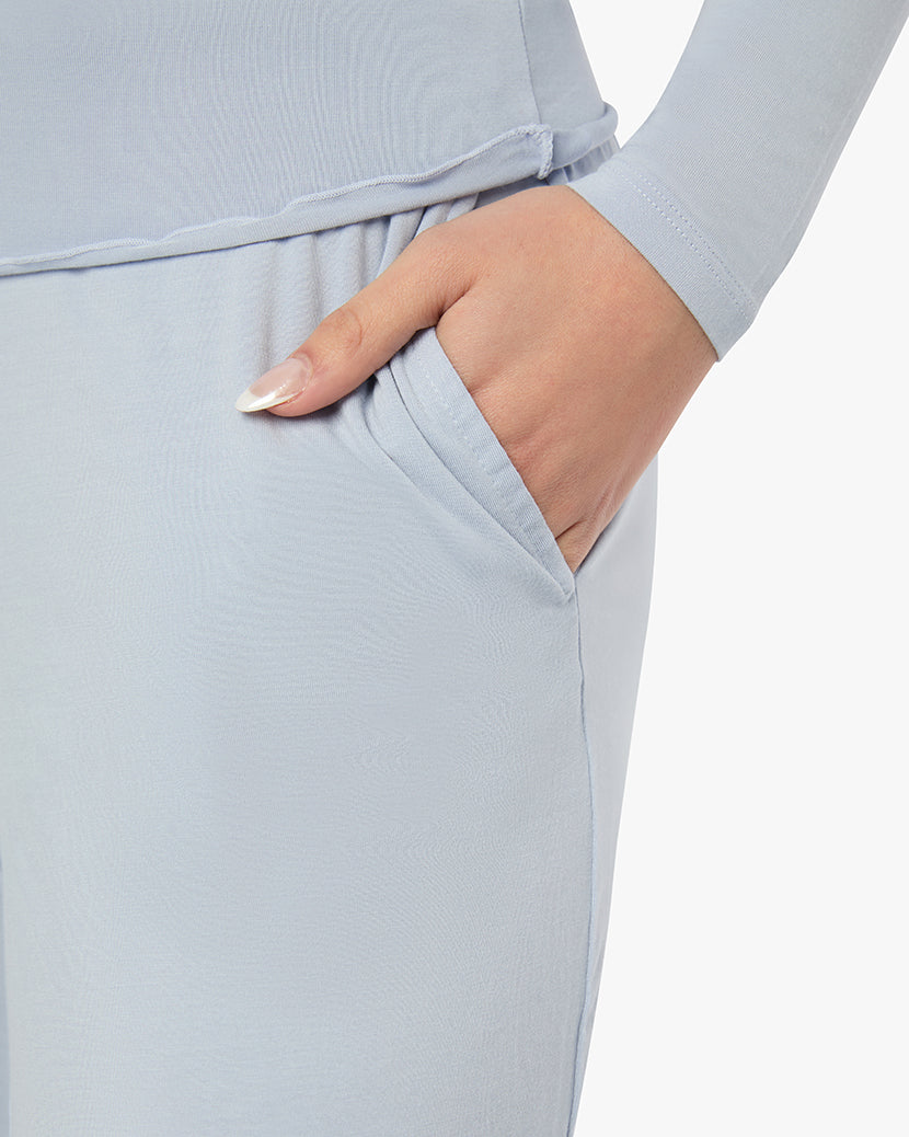 Low Rise Joggers | Powder Blue