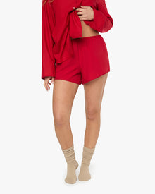 Classic Pajama Short | Scarlet