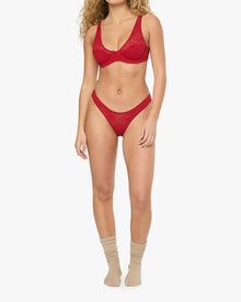 Lace Underwire Bra | Scarlet