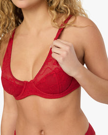 Lace Underwire Bra | Scarlet