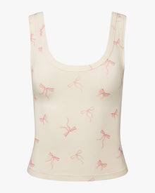 Scoop Tank | Ivory/Pink (V2)
