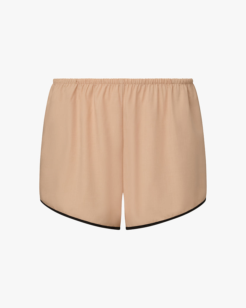 Classic Pajama Short | Almond/Black