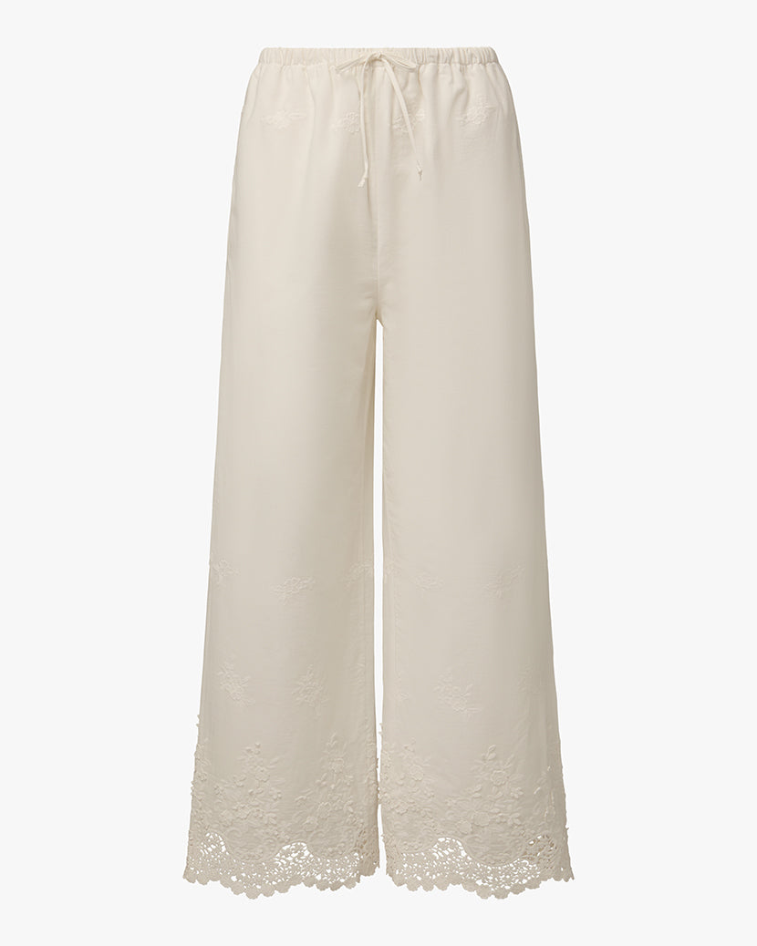 Tie Waist Pant | Ivory