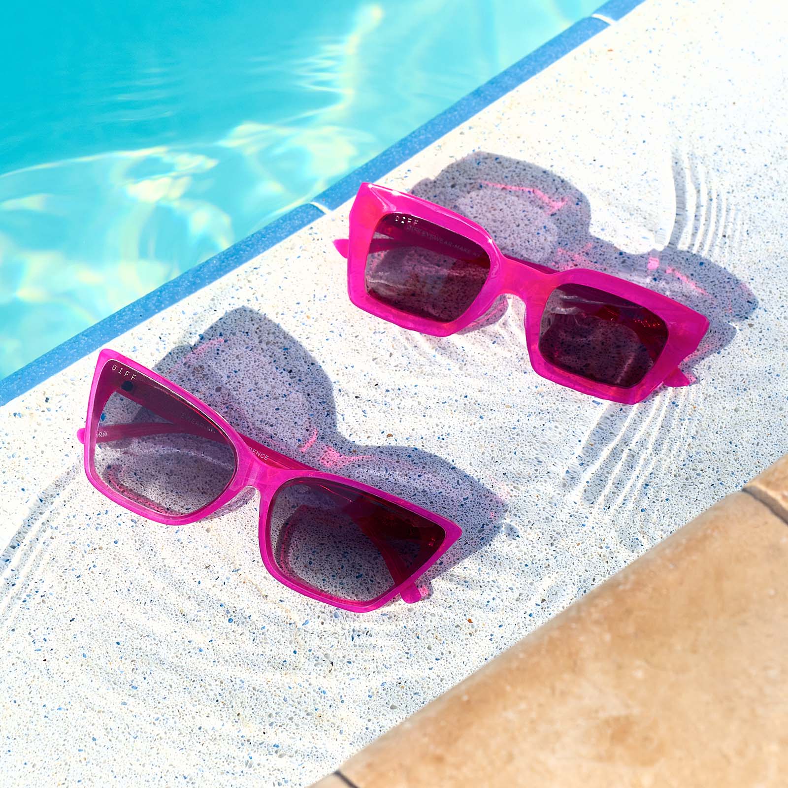 Womens | Greer Sunglasses | Bright Tulip | Grey Lenses