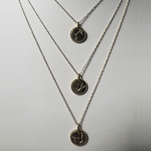 Mini Zodiac Medallion Pendant Necklace | 10K Yellow Gold