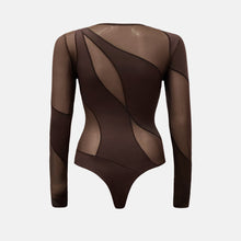 OW Collection Spiral Bodysuit | Brown