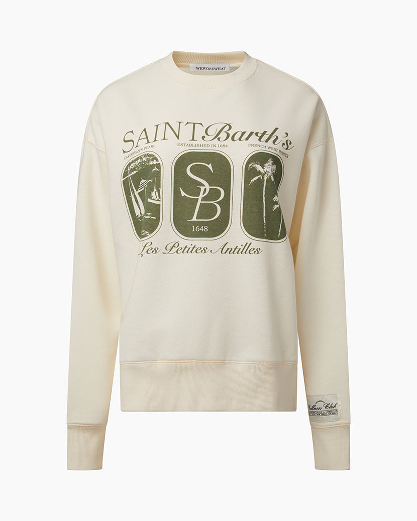 Oversized Crewneck Sweatshirt | Off White (V2)