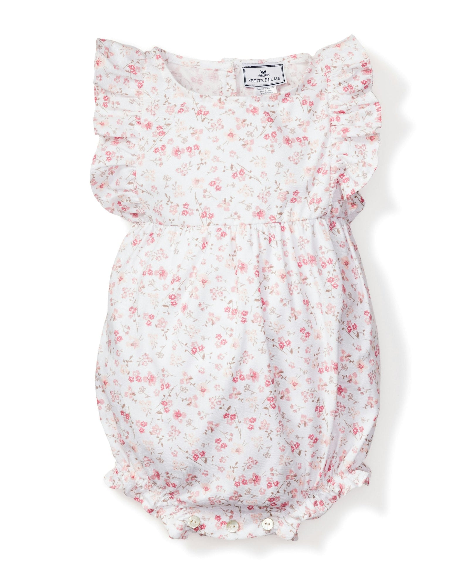 Kids | Twill Ruffled Romper | Dorset Floral