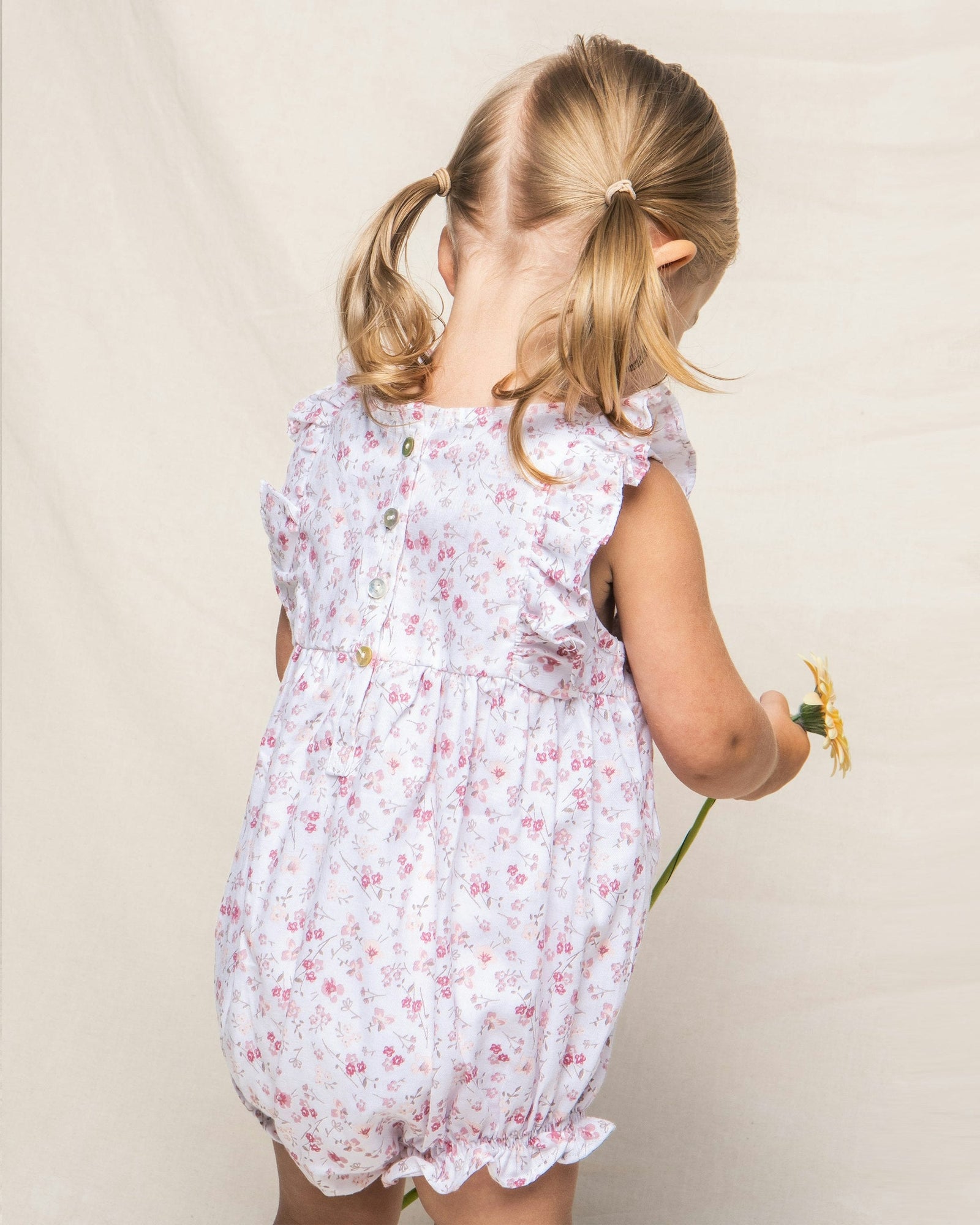 Kids | Twill Ruffled Romper | Dorset Floral