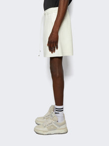 Amiri | Embossed Crocodile Shorts | White