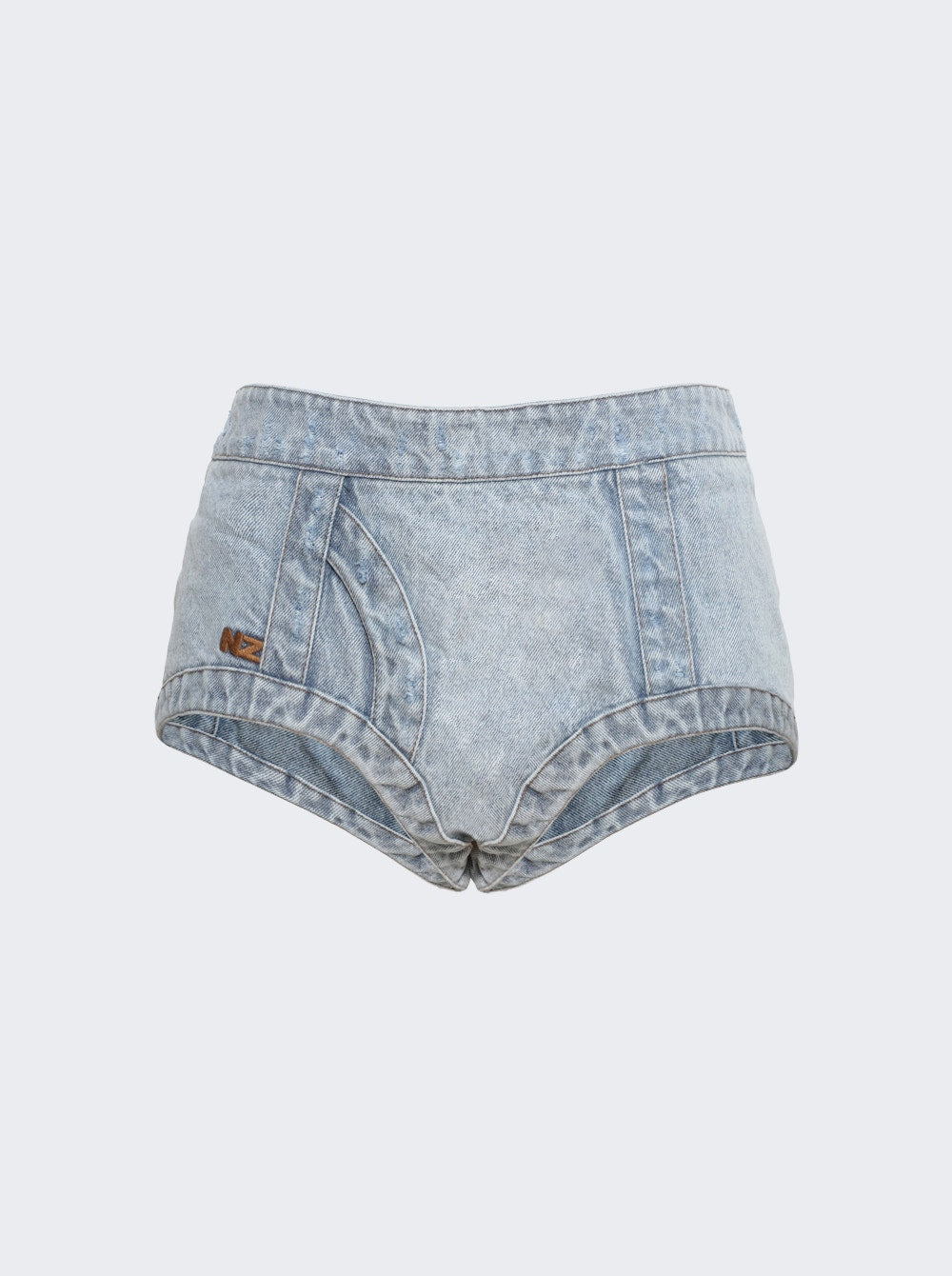 Natasha Zinko | Washed Briefs Light Denim | Blue