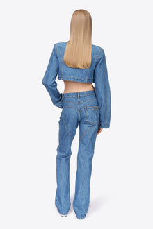 Jumbo Crystal Jean | Medium Wash