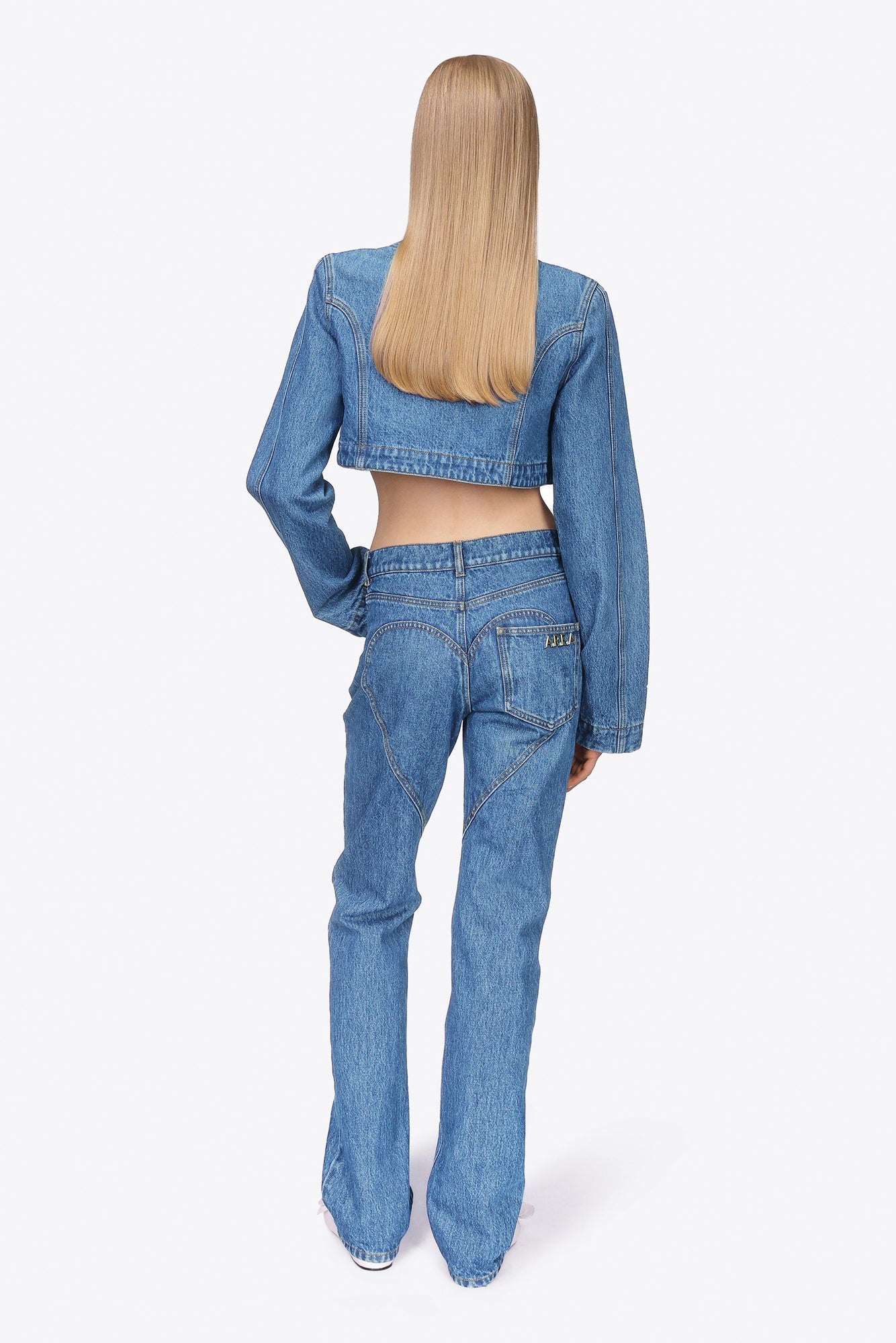 Jumbo Crystal Jean | Medium Wash