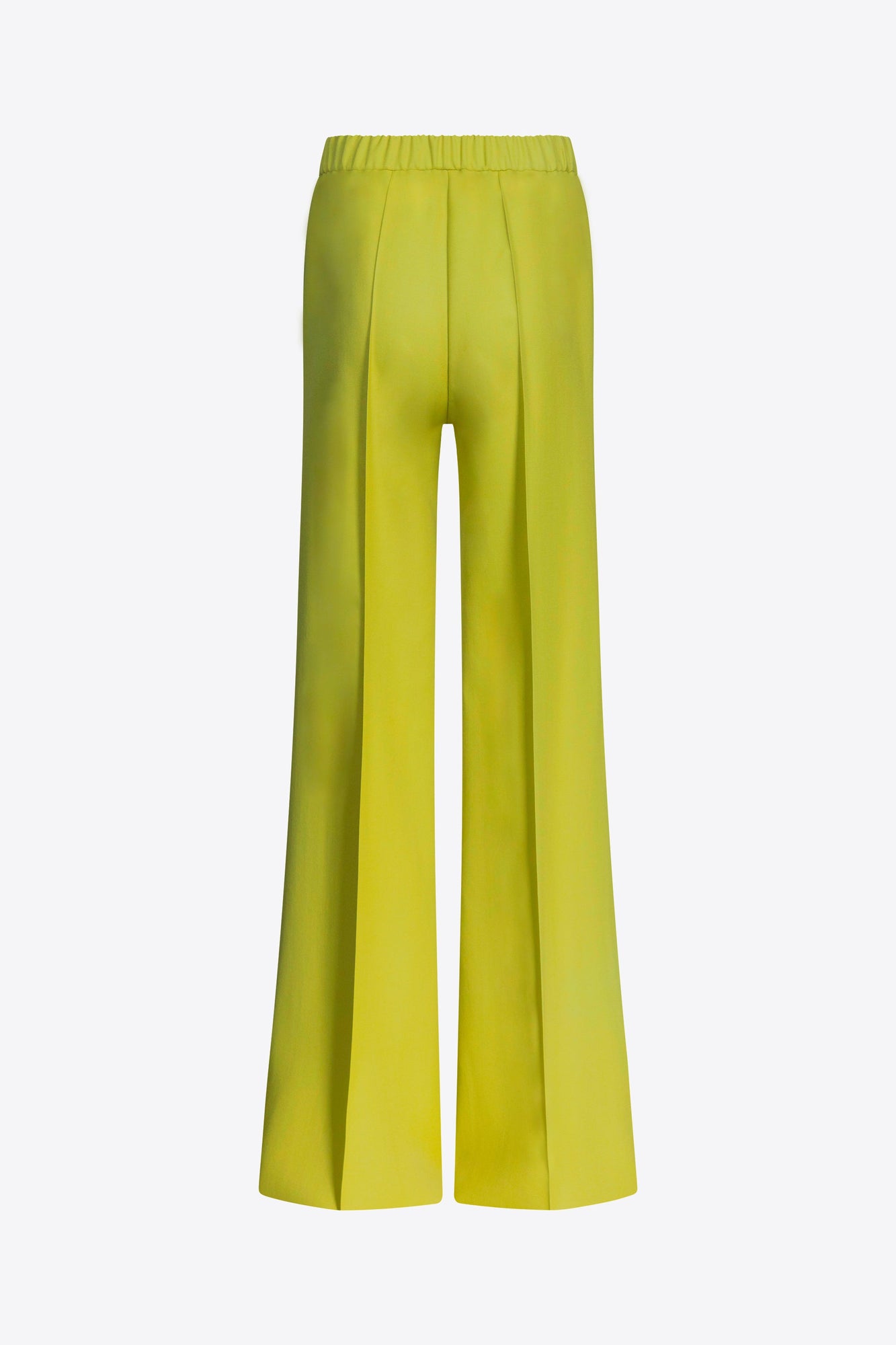 Crystal Embellished Bow Wide Leg Trouser | Chartreuse