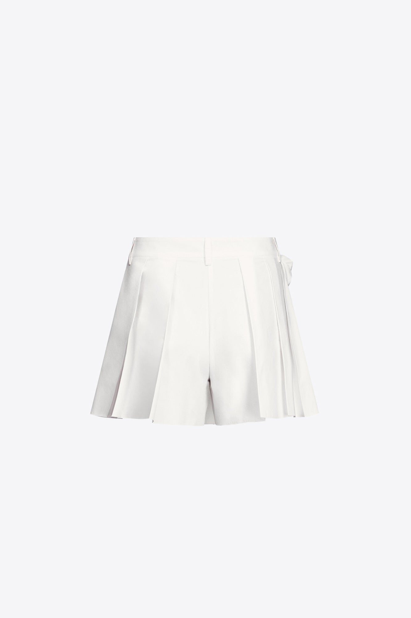 Crystal Rosette Poplin Skort | Off White