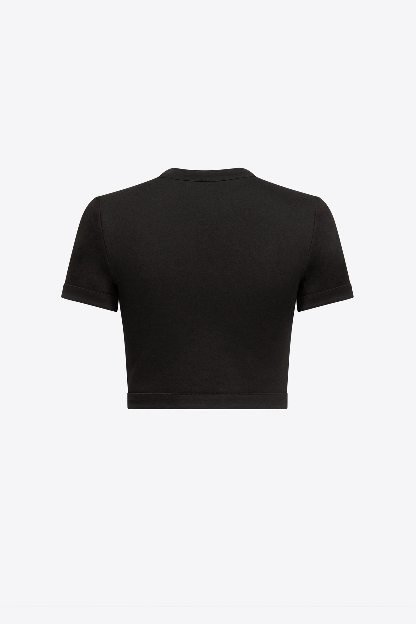 Colorblock Gem Cup T-Shirt | Black