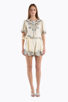 Brynn Top | Ivory Ginkgo