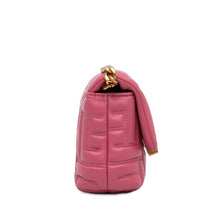 Balmain | Pre-Owned 1945 Quilted Leather Crossbody | Pink
