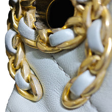 Chanel | Pre-Owned Medium Lambskin 19 Flap | Gray/Light Gray