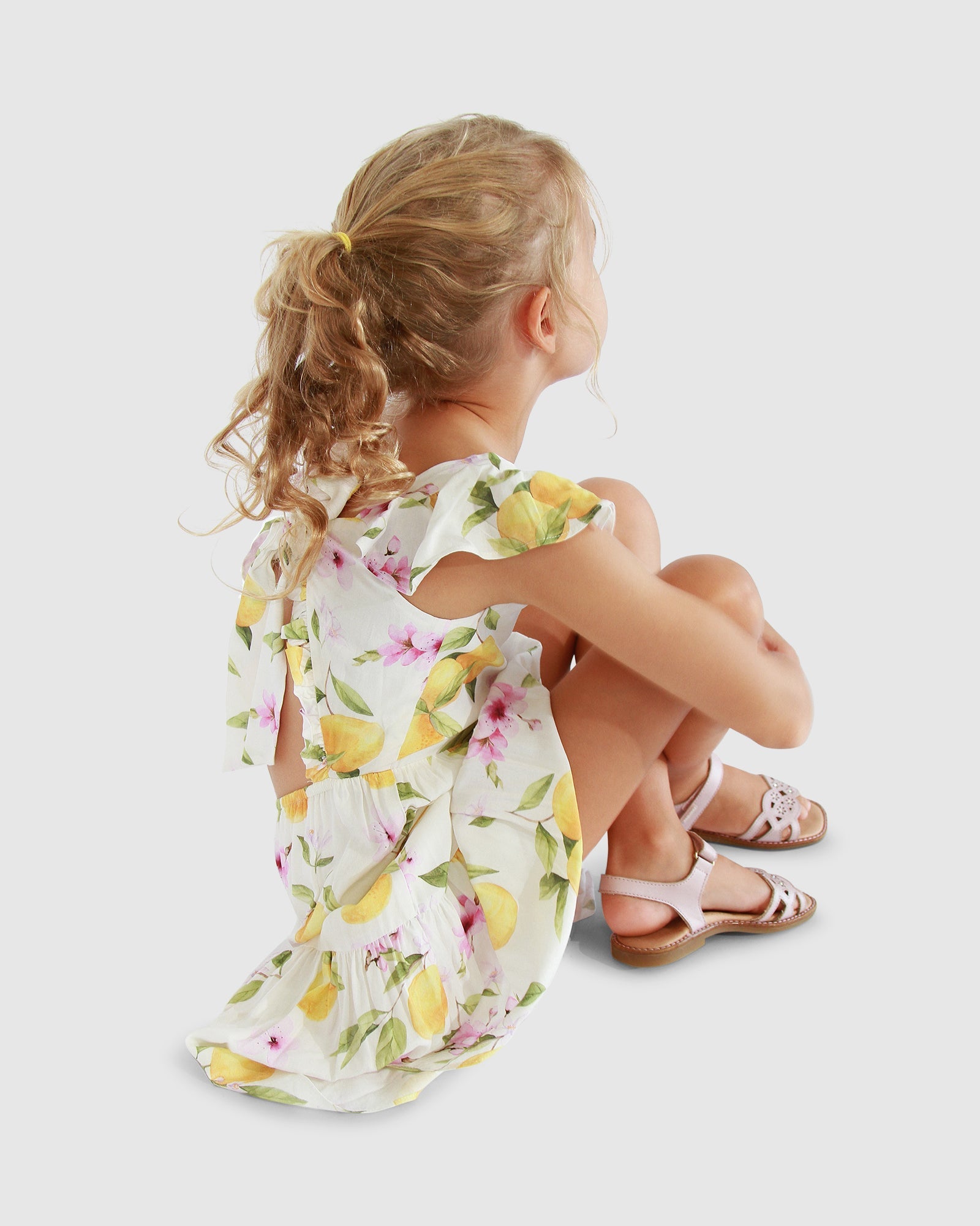 Kids | Sunset Sakura Maxi Dress | Sakura Orchard